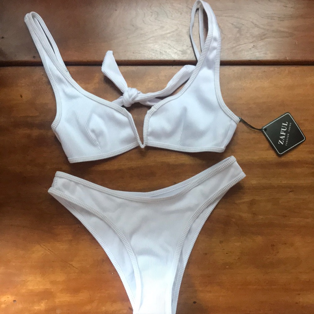 White bikini